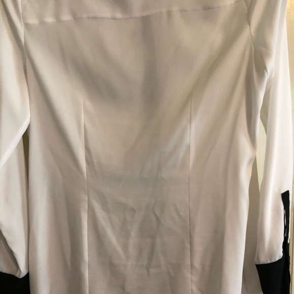 Calvin Klein Black and White blouse - Picture 5 of 7
